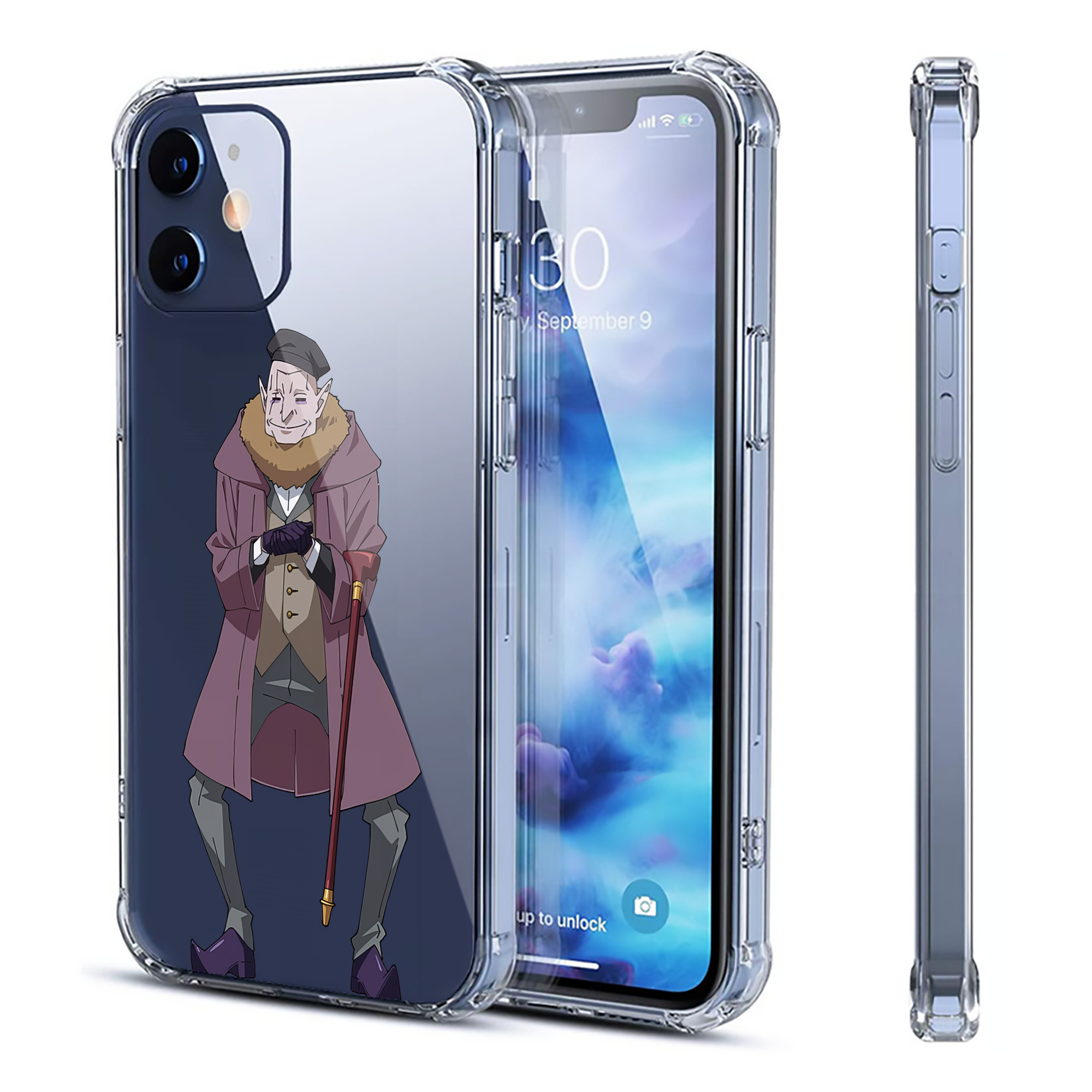 （画像用） 転スラ Regarding Reincarnated to Slime 【iPhone 12シリーズ対応】透明スマホケース（クリアソフトケース）